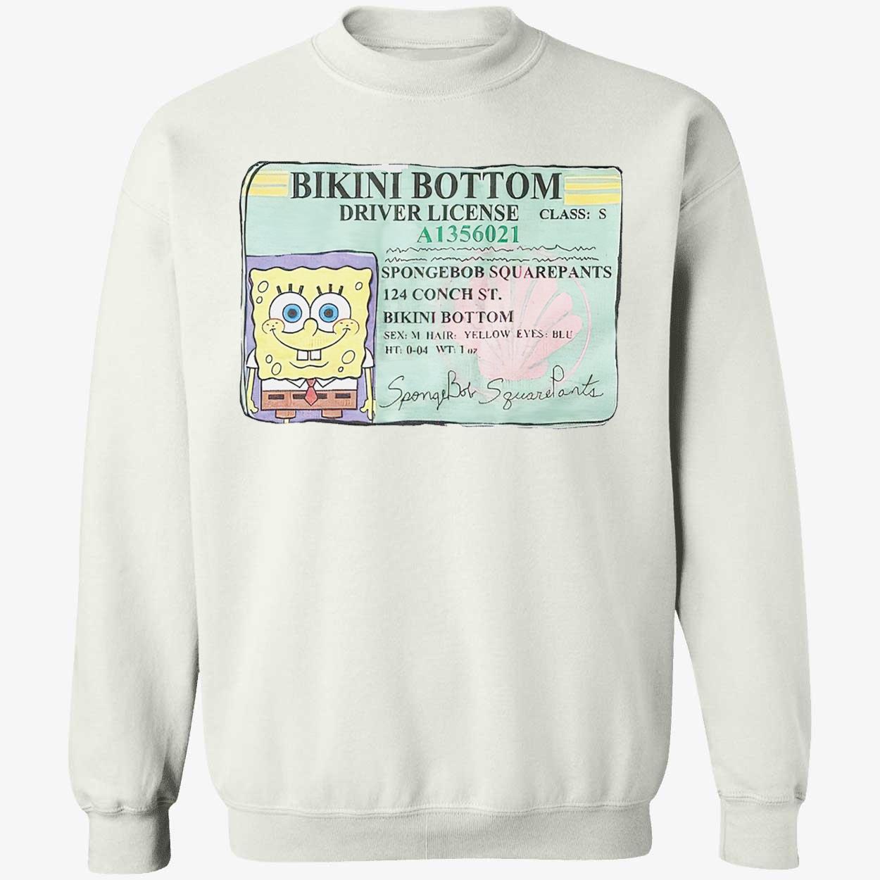 drivers license spongebob