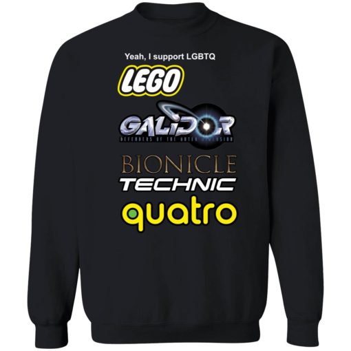 Endas i support lgbtq lego shirt 3 1 1 Yeah i support lgbtq galidor bionicle technic quatro shirt