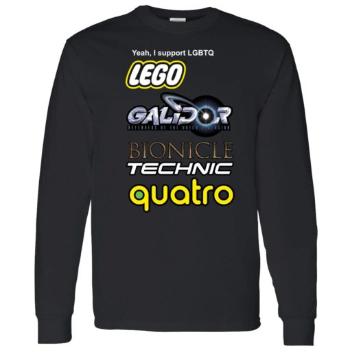 Endas i support lgbtq lego shirt 4 1 1 Yeah i support lgbtq galidor bionicle technic quatro shirt