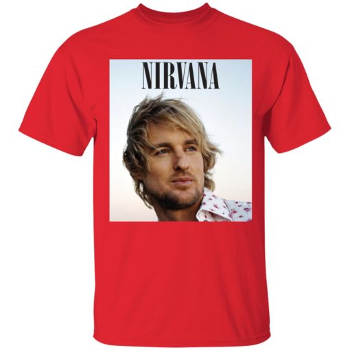 Nirvana Owen Wilson shirt 2 1 red Nirvana Owen Wilson sweatshirt