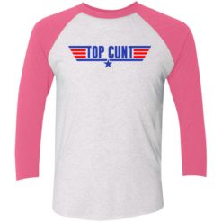 Top cunt shirt 9 pink Top c*nt raglan shirt
