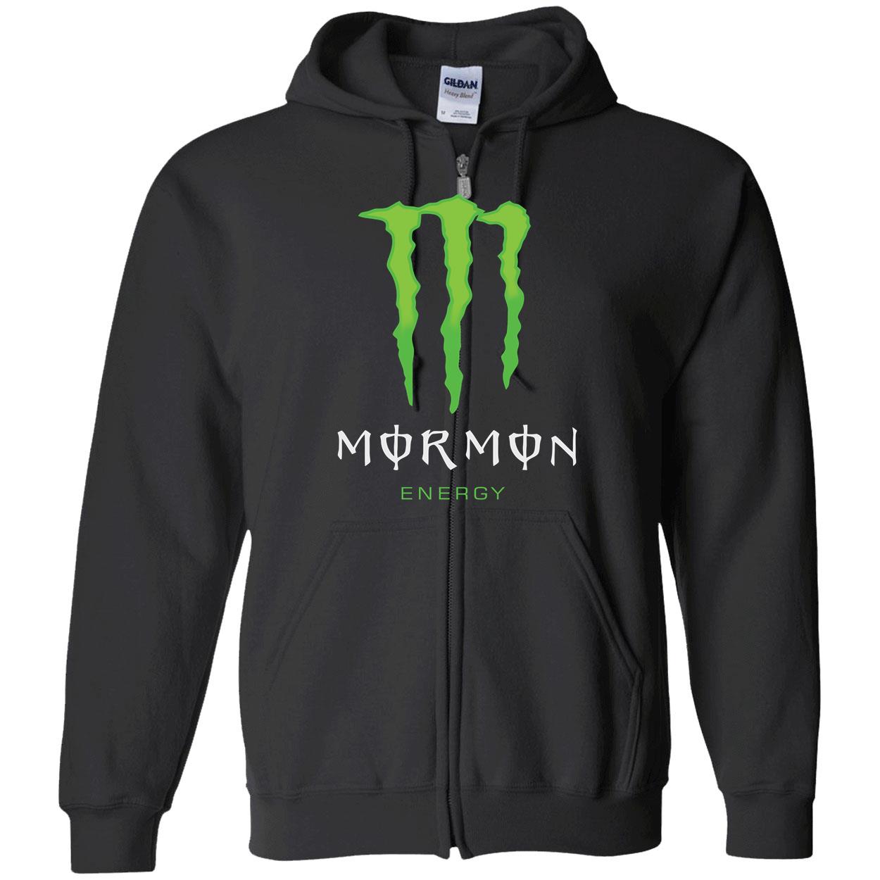 Mormon Energy Shirt Monster Energy, Hoodie, Long sleeve
