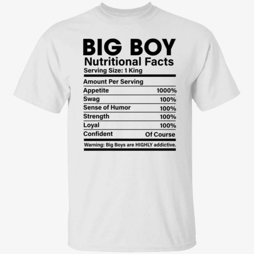 up het Big Boy Nutritional Facts Hoodie 1 1 Big boy nutritional facts shirt