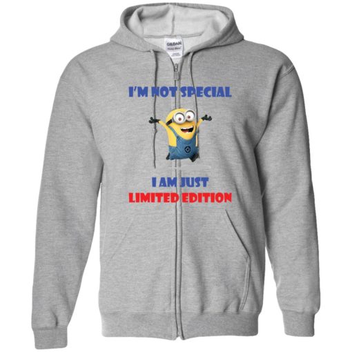 up het im not special i am just limited edition shirt 10 1 Minion i'm not special i am just limited edition shirt