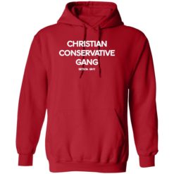 Christian conservative gang shirt 2 red Christian conservative gang shirt