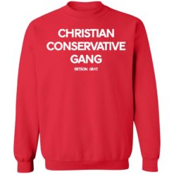 Christian conservative gang shirt 3 red Christian conservative gang shirt