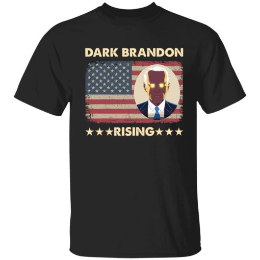 endas Dark Brandon is Rising Dark Brandon Rises Pro Biden USA Flag 1 1 B*den dark brandon rising shirt