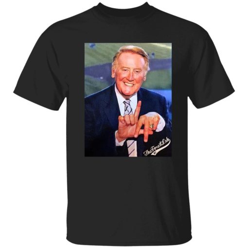 Vin Scully the forest lab t-shirt