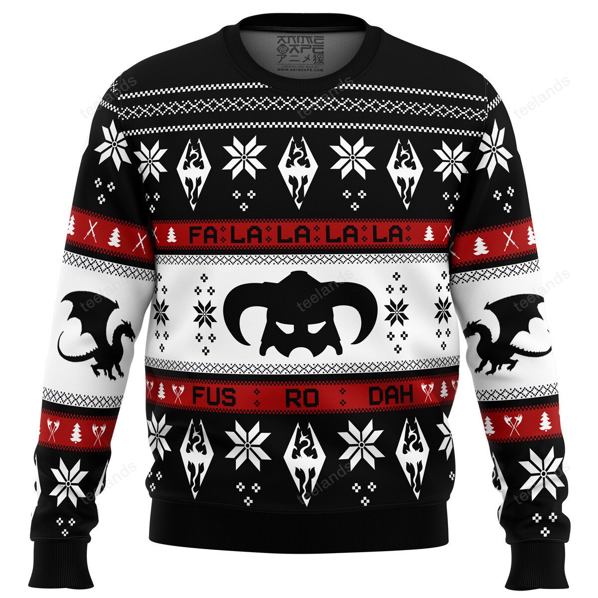 Skyrim fusrodah Christmas sweater - Endastore.com