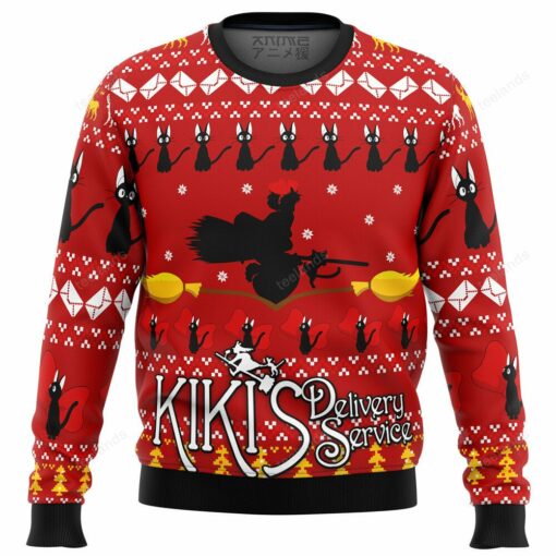 1659691347659e7b7899 Kiki's delivery service Christmas sweater