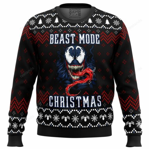 1659691348b9162b5b25 Venom beast mode Christmas sweater