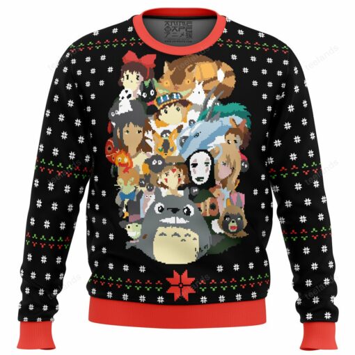 1659691354fa9c543b6b Xmas main miyazaki Christmas sweater
