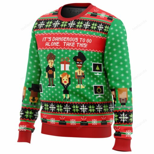 1659692488999b5ce348 It's dangerous to go alone take this Christmas sweater