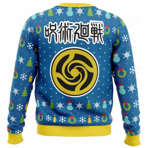 1659692500feedb41cb9 Jujutsu Kaisen Christmas sweater