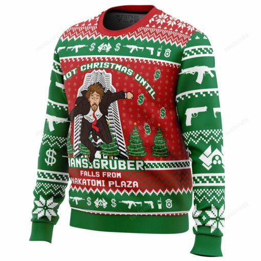 16596925027ffea99a8b It's not Christmas until hans gruber falls from Nakatomi Christmas sweater