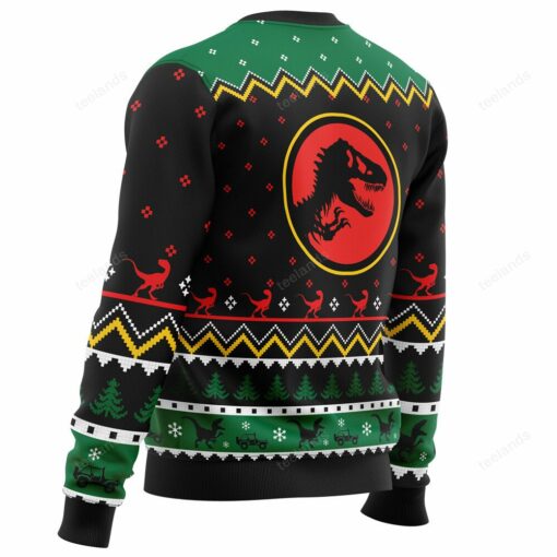 16596925180a86d514a9 Dinosaur Jurassic Park Christmas sweater