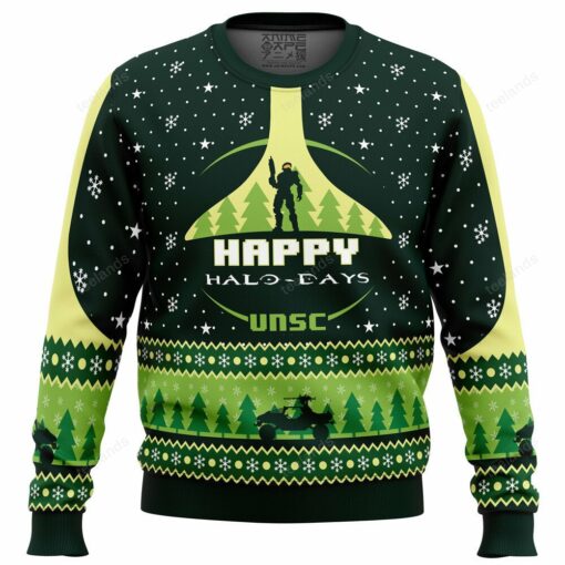 165969251951f9751af3 Happy halo days uncs Christmas sweater