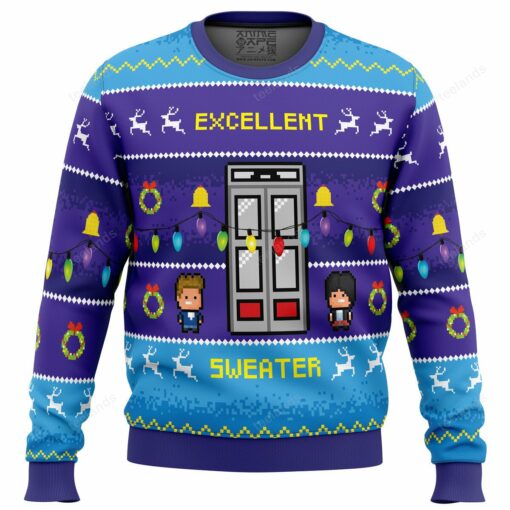 1659692519be10df182f Excellent sweater bill and ted Christmas sweater