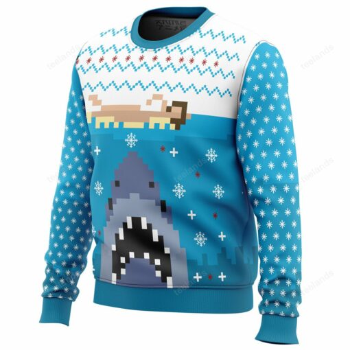 16596925392d8cf7b018 Shark ugly Christmas sweater
