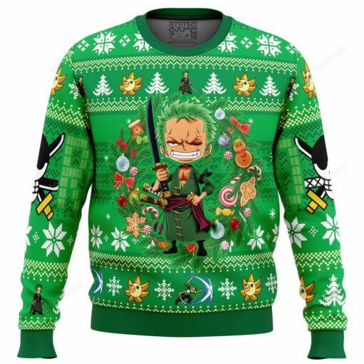 16596925474a3850826b Zoro ugly Christmas sweater