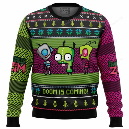 1659692556c0fcf40558 Doom is coming ugly Christmas sweater