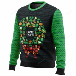 165969256313d40b63b6 Game over ugly Christmas sweater