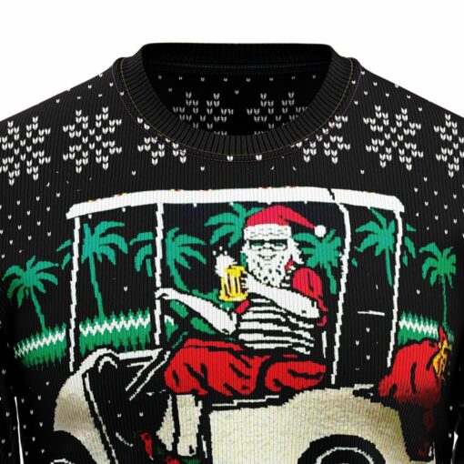 166409364649165f5e14 Santa golf sucks Christmas sweater