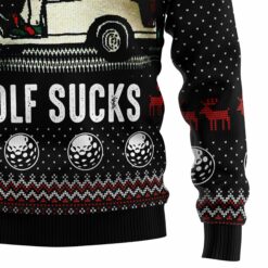 166409364818d0ac6509 Santa golf sucks Christmas sweater