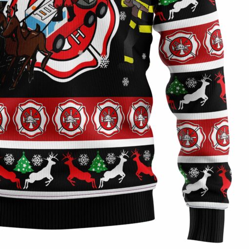 1664093648a555b45e17 Fireman firefighter Christmas sweater