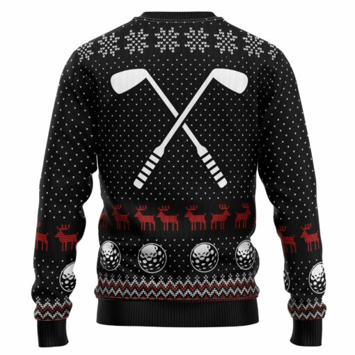 16640936499f3c66667f Santa golf sucks Christmas sweater