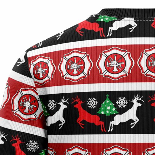 1664093651f1b3456bc0 Fireman firefighter Christmas sweater