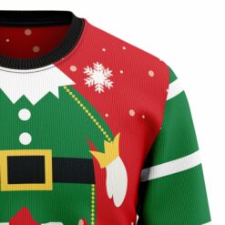 16640936620b81d78d19 I'm the bossy elf Christmas sweater