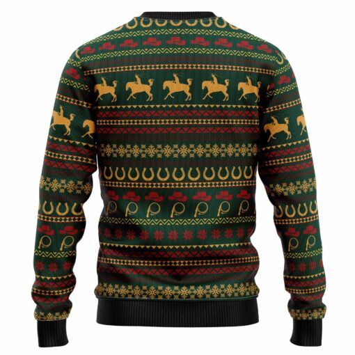 16640936722a0fc87c69 Amazing cowboy Christmas sweater