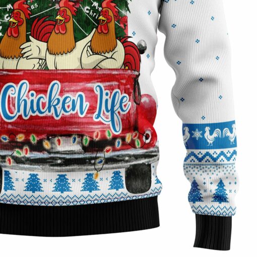 1664093676ee91ff66e0 Chicken life Christmas sweater