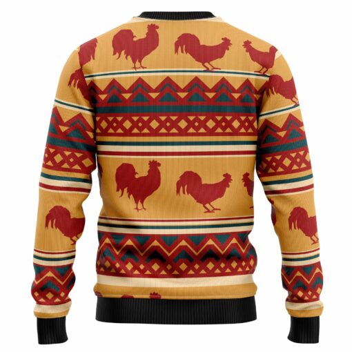 1664093677cc19c96166 Amazing chicken Christmas sweater