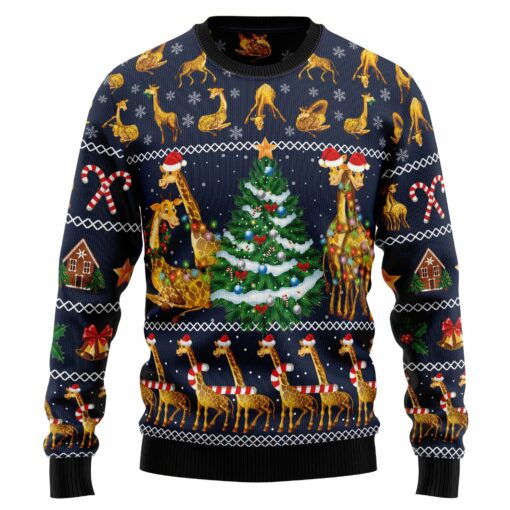 16640937541e402ae9ce Giraffe Christmas sweater