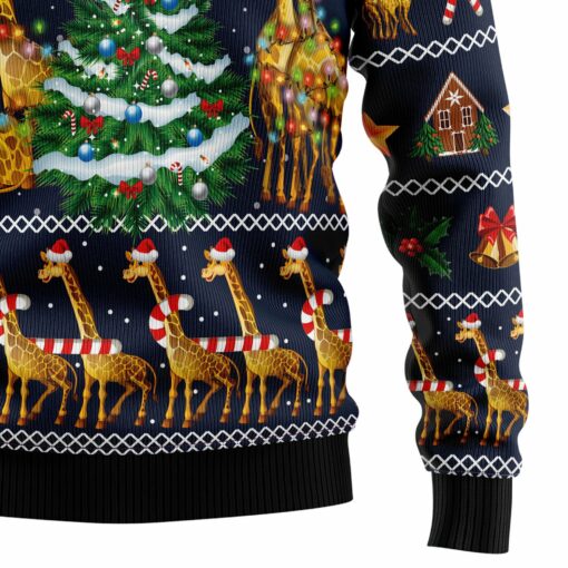 16640937562826191ef8 Giraffe Christmas sweater