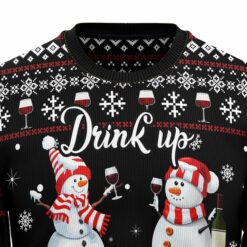 166409376626ab90a596 Drink up snowmies Christmas sweater