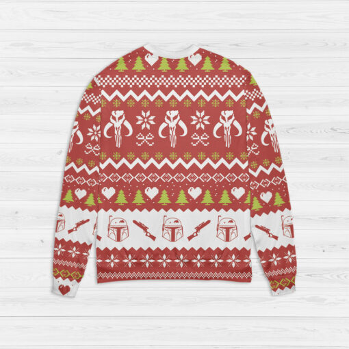 Back 72 3 Boba Fett Christmas sweater