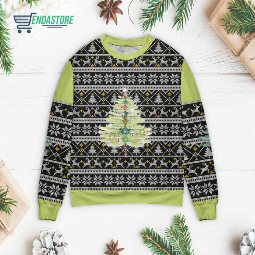 Front 72 29 Dragonfly Ugly Christmas Sweater