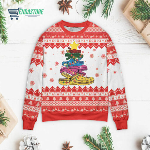 Front 72 44 Crocin around the Christmas tree Christmas sweater