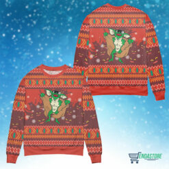 Front Back 1 32 The Gremlins is coming Christmas sweater