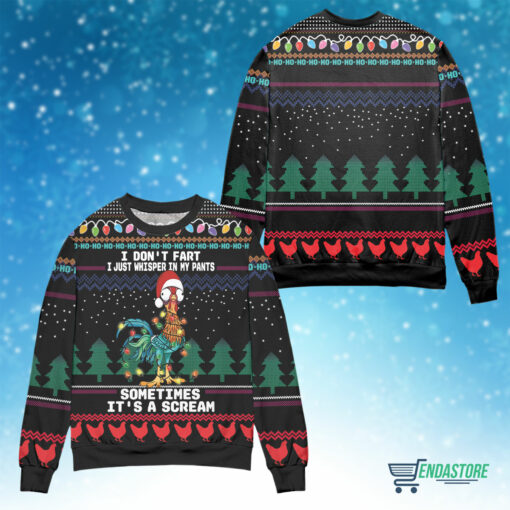 I don't fart i just whisper in my pants sometimes Christmas sweater