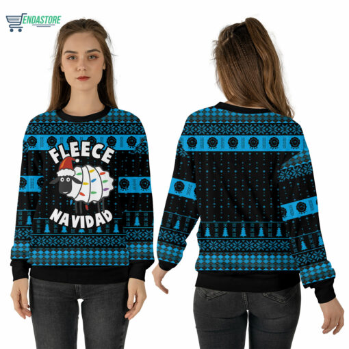 Mockup Sweatshirt 3D 1 11 Sheep fleece navidad Christmas sweater