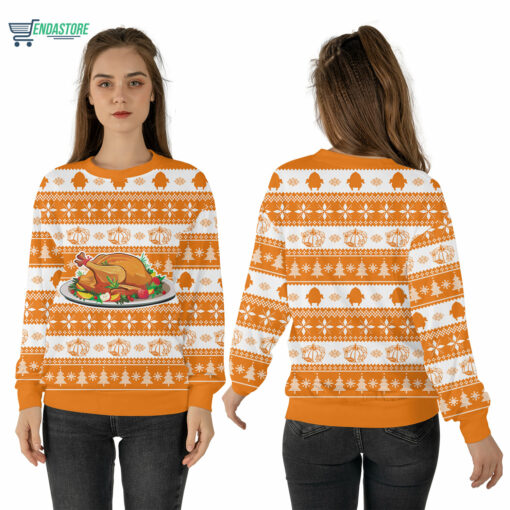 Mockup Sweatshirt 3D 1 16 Casespring turkey thanksgiving Christmas sweater