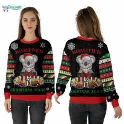 Mockup Sweatshirt 3D 15 Koalified christmas addict Christmas sweater