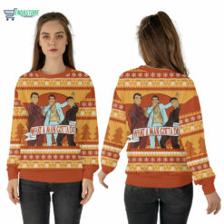 Mockup Sweatshirt 3D 2 19 What a man gotta do Christmas sweater