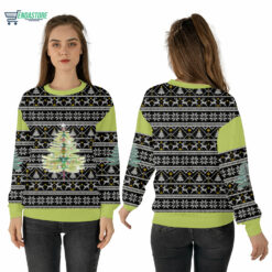 Mockup Sweatshirt 3D 28 Dragonfly Ugly Christmas Sweater