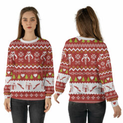 Mockup Sweatshirt 3D 3 Boba Fett Christmas sweater
