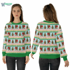Mockup Sweatshirt 3D 33 Amazing bigfoot ugly Christmas sweater